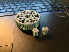 remix emmetts gear bearing mechanical toys fidget spinner herringbone gears planetary printinplace 3d print model - Mito3D