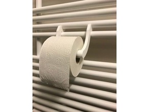 toilet roll mount bathroom 3d print model - Mito3D