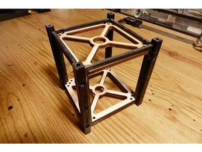 Struktur cubesat engineering 3d print model - Mito3D