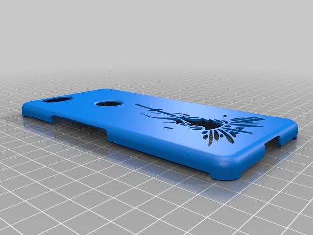 google pixel 2 dark souls cas mobile téléphone de cellulaire 3D print model - Mito3D