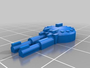 torretta armi gaslands veicoli 3d print model - Mito3D