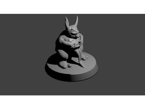 tiny plague creature creatures 40k chaos daemon death guard demon disgusting little monster nurgle warhammer 3d print model - Mito3D