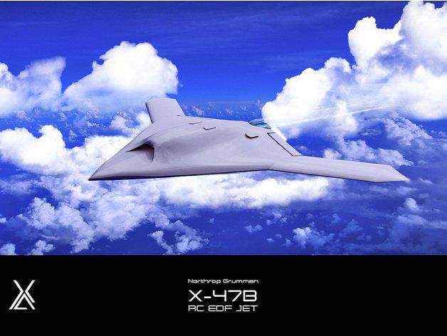 x47 rc edf jet ducted fan prototype aircraft vehicles 9g servo aero aerodynamic aeroplane aileron airplane brushless motor canopy drone drones elevator engine engineering esc duct fighter flight fly flying lipo battery military radio control plane rudder take off uav wing 3D print model - Mito3D