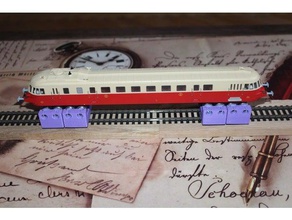 banc dessais despeje trem ho roulement 13 mm diy A impressão 3d escala modelos de trens modlisme ferroviaire 3d print model - Mito3D