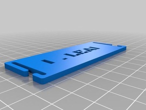 mi personalizados molle nombre tag2 deporte al aire libre 3d print model - Mito3D
