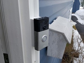ring doorbell mount household video 3d print model - Mito3D
