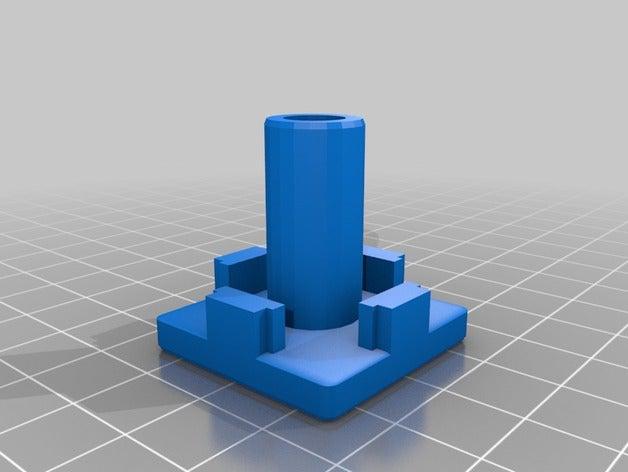 3030 30mm tampa fi 12mm fi8mm diy alumínio fi12mm 3D print model - Mito3D