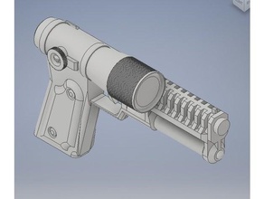 arme à feu l'art 3d print model - Mito3D