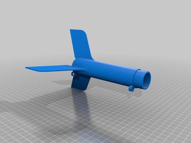 sugar rocket model hobby 3D print model - Mito3D