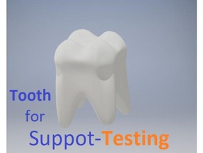 tooth support-testing 3d printing tests test support print 3d print model - Mito3D