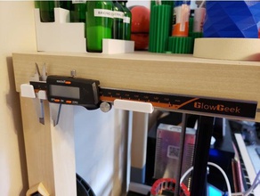 proper caliper holder jaws open vertical horizontal tool holders boxes calipers digital vernier 3d print model - Mito3D