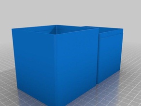 meine individuelle box Deckel möglicherweise abgerundete Ecken Organisation 3d print model - Mito3D