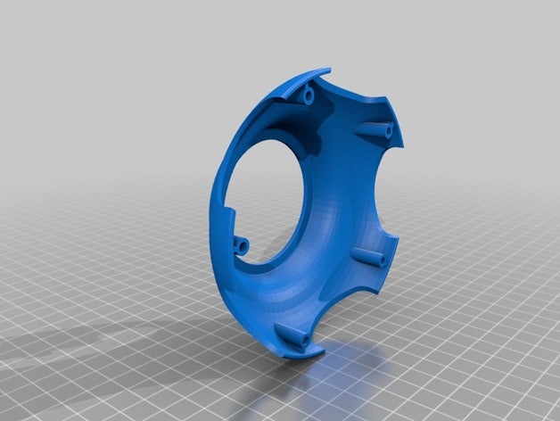 Bürostuhl base cover 3D print model - Mito3D