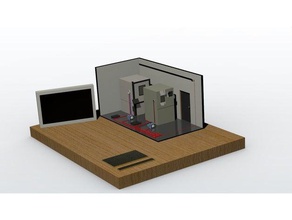 akıllı iklim odası çalışma modeli laboratuar işlemleri entegrasyon mobilya 3d print model - Mito3D