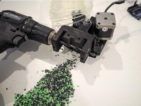 unstruder filament pelletizer 3d printer extruders chopper filastruder lulzbot pellet extruder pellets 3d print model - Mito3D