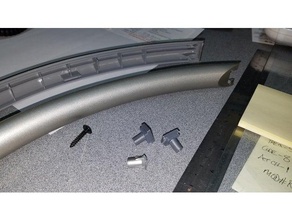 samsung microwave handle repair replacement parts 3d print model - Mito3D