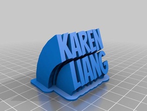 karen office personalizzato 3d print model - Mito3D