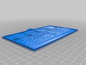 pedro paoletto 2d art personalizzato 3d print model - Mito3D