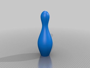 bowling pin hobby 3d print model - Mito3D