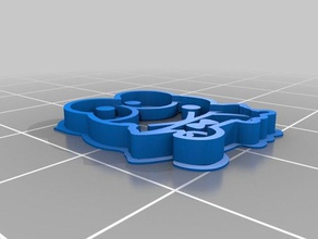 keroppi cookie cutter 3d printing 3d print model - Mito3D