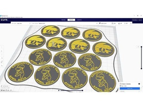 pokemon go community day 16 coin bagon coins badges pokemongo pokemons figures toy salamence shelgon 3d print model - Mito3D