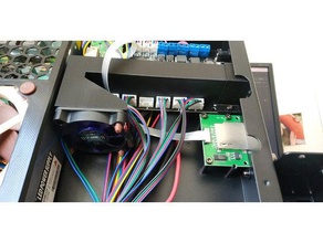 anycubic i3 mega ultrabase fan duct stepper drivers remix 50mm 3d printer parts 3d print model - Mito3D