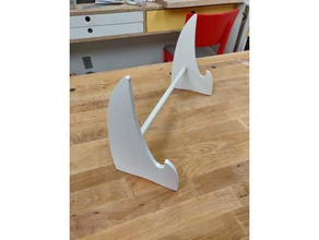 laptop stand computer bandsaw accessories lasercut laser cut vertical woodworking 3d print model - Mito3D