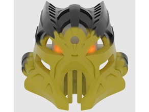 kanohi mohtrek grand masque temps duplication makuta variante la construction les jouets bionicle lego compatible mistika 3d print model - Mito3D