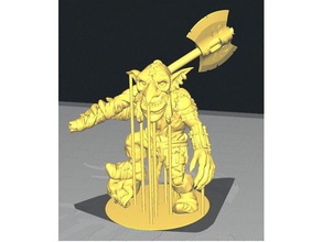 goblin executioner games dungeons dragons warhammer 3d print model - Mito3D