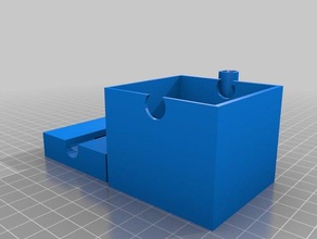 kutu kilitli bulmaca gizli anahtar 3d print model - Mito3D