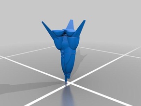 robotech zentran zentraedi fighter pod cannon equipt Spiele rrt wargame 3d print model - Mito3D