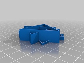 triangle art math 3d print model - Mito3D