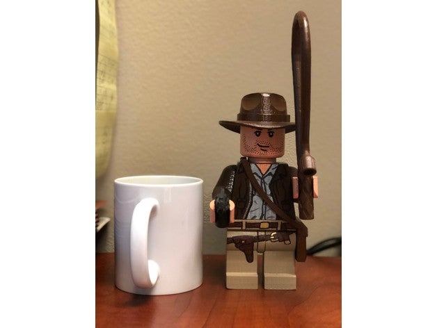 lego ındiana jones aksesuarlar oyuncaklar oyunlar fötr şapka indianajones satchel 3D print model - Mito3D