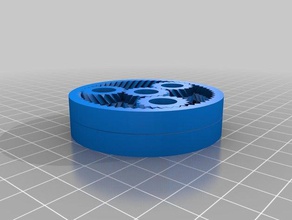 solid core compound planetary gearbox 11761 mechanical toys customized 3d print model - Mito3D