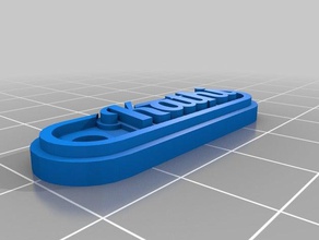 kathi tag keychains customized 3d print model - Mito3D