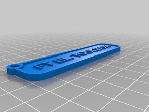 pés el caixa de ferramentas chaveiros personalizado 3d print model - Mito3D