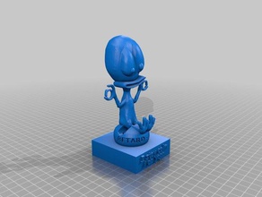 mantenha a calma yoga esculturas 3d print model - Mito3D