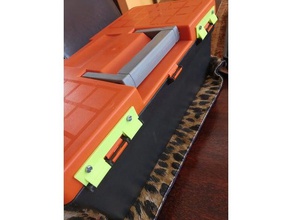 toolbox semi hinge organization 3d print model - Mito3D
