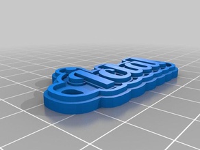 iclal Schlüsselanhänger angepasst 3d print model - Mito3D