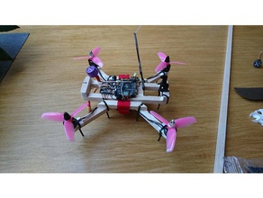 pica-pau-beta rc veículos balsa avião madeira drone drones de corrida f3v4pro foxeerlollipop hglrc micro quadcopter miniquad quadro quadrocopter r9mm ferramentas 3d print model - Mito3D