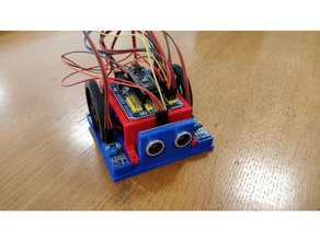 robot minisumo la robótica 3d print model - Mito3D