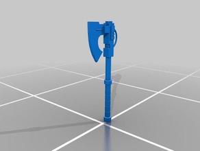 power axe Requisiten 3d print model - Mito3D