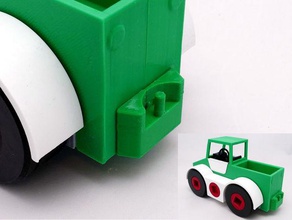 towhook modulo di playmobil compatibile giocattolo trasportatore gioco accessori auto bambino kit apprendimento puzzle camion 3d print model - Mito3D