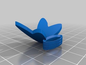 kelebek yüzük 3d baskı 3d print model - Mito3D