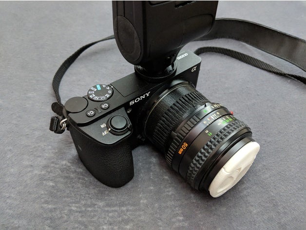 sel md adaptador câmara 3D print model - Mito3D