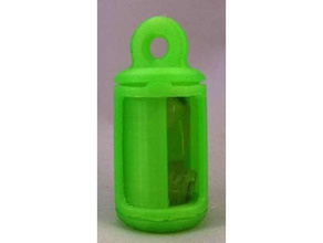 ear plug container rotary lid containers 3d print model - Mito3D