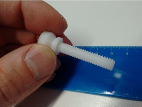 14in 20g Daumen Schraube Spritze stehen Biologie Rändelschraube 3d print model - Mito3D