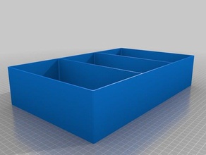 minha personalizado em volta do organizador contentores 3d print model - Mito3D