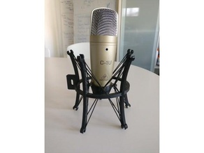 mikrofon mountspider şok behringer c-birim adaptörü ses mikrofonu bağlayın müzik 3d print model - Mito3D