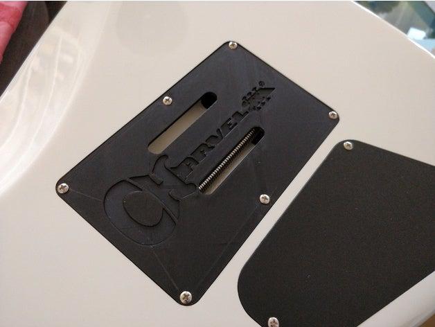 san dimas charvel pro mod tremolo arka plaka yedek kapağı müzik gitar 3D print model - Mito3D